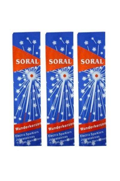 MARAH TOYS سورال سباركلينج نايت ستارز (30 عودًا، 3 أكياس تحتوي كل منها على 10 عود)