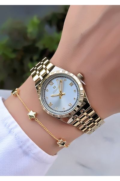 Homies Original Invoice Waterproof Women's Wrist Watch with Bracelet Gift