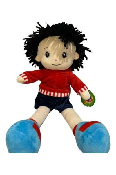 rexa Rag Doll Boy Plush Clothes Curly Hair