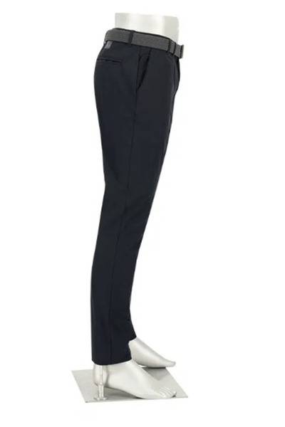 Alberto Mens Ian Tech Print Slim Fit Men's Trousers