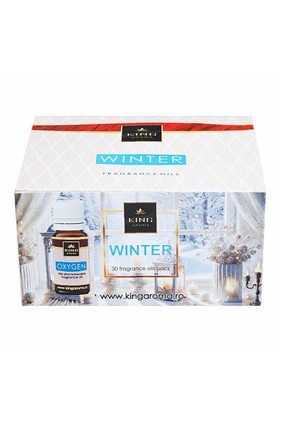 KingAroma Pack of 30 pieces of WINTER aromatherapy scented oil, Kingaroma