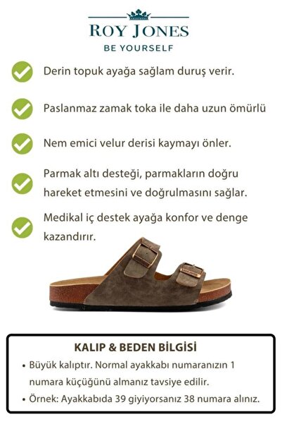 Roy Jones نموذج مريح لتقويم العظام للجنسين، شبشب مزدوج النطاق بإبزيم يومي مريح للاستخدام الخارجي والداخلي