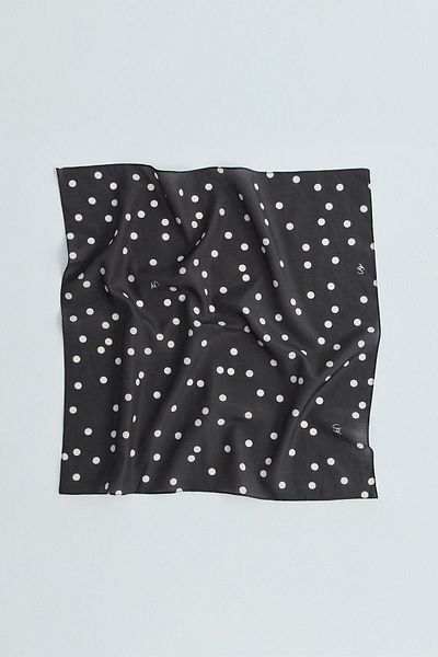 Suud Collection Dark Brown Dottie Patterned Scarf