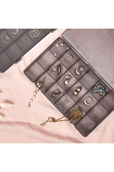 ASPARTAM 18 Compartment Jewelry Organizer -