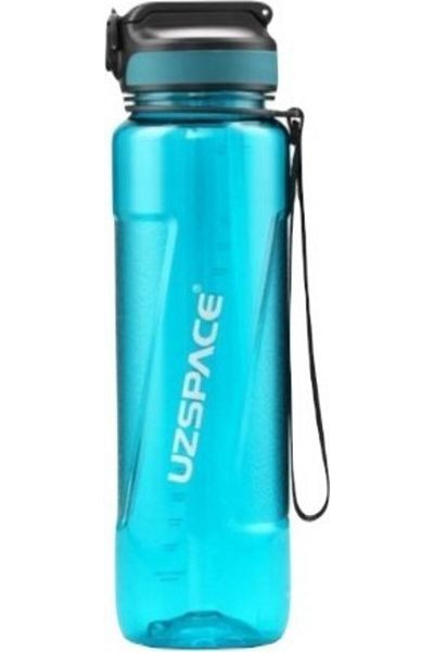 TEKNO İSTANBUL Uzspace Tritan Water Bottle with Straw Vgn6057 1L Blue