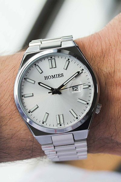 Homies Hm24478S01-2 Men's Wrist Watch with Steel Cord