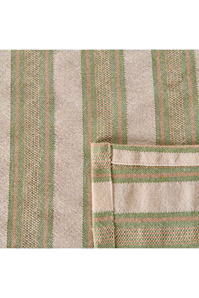 MATMEL Soft Freya Runner - Green / Ecru - 50X130 cm