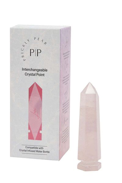 PRICKLY PEAR Rose Quartz Individual Interchangeable Crystal Point