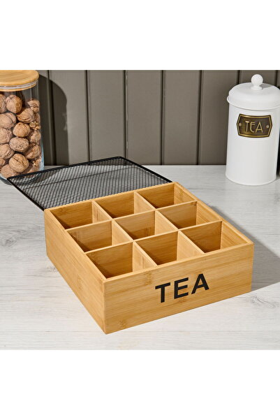 Naturalove Bamboo Tea Box - 24.2X24X8.5 cm
