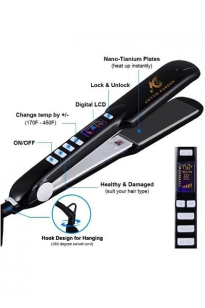 AMYTIS GARDEN Ametis Garden Titanium Multi-Function Hair Straightener