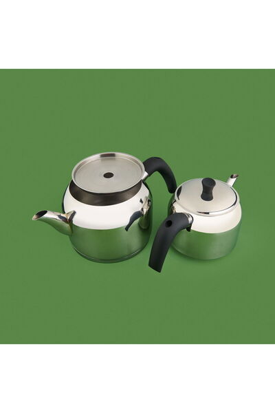 MATMEL Lina Teapot - Grey / Black - 2.25 Lt + 1.2 Lt