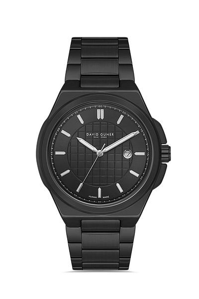DAVID GUNER Black Dial with Black Coating Men's Watch Dg-8870Ga-G2