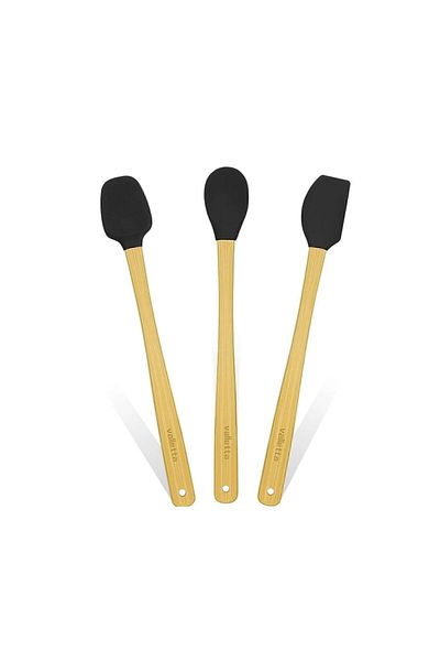 MATMEL Indigo 3-Piece Spatula Set - Black - 26 cm
