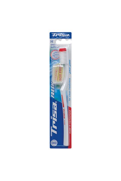 Trisa Fresh Hard Manual Toothbrush 603007 Red