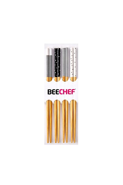 MATMEL 8 Pieces Bamboo Chopstick - - 23 cm