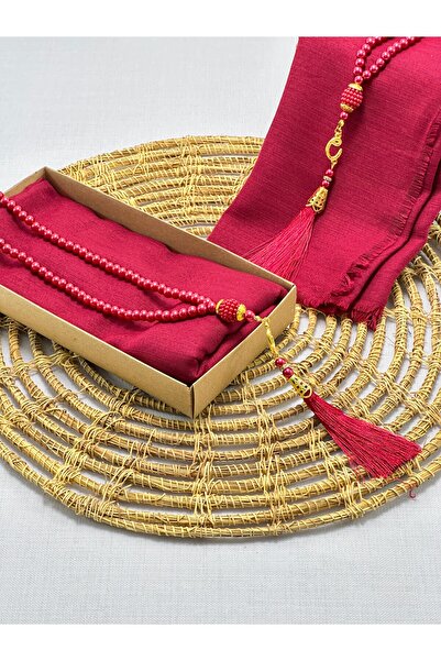 Deniz Elmasları Σετ Φουλάρι και Πέρλες Χάντρες Προσευχής – Κουτί δώρου για Με...