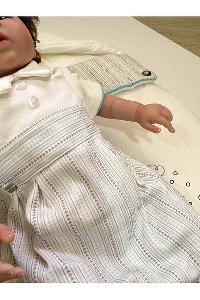 Little Cloud Green boys' overalls