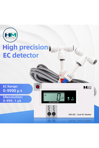 Choice1 DM-2EC EC Meter Online Water Quality Tester LCD Digital EC/TDS Meter us/PPM Detection EC Detector In