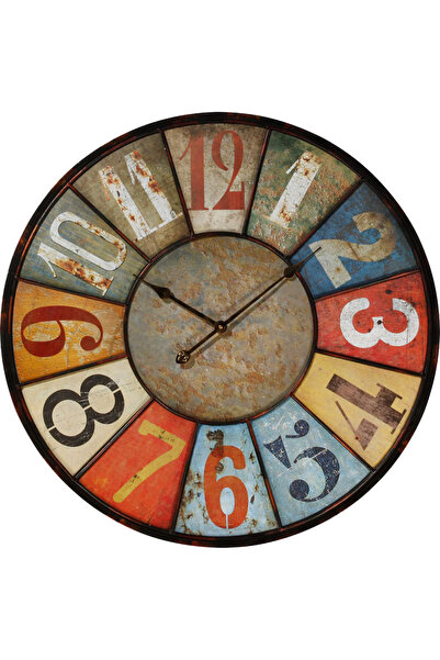 dbsanat Saat00223 Ahşap Duvar Saati Ebat 70 cm