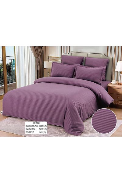 CHIRASO CHIRASO DAMASK Bedding Set, 4 Pieces, Sheet 170x230, Quilt 160x200, 2 Pillowcases, UNI