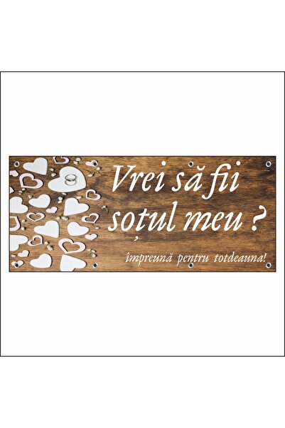 media Banner "Vrei sa fii sotul meu" model 2, 200 x 80 cm