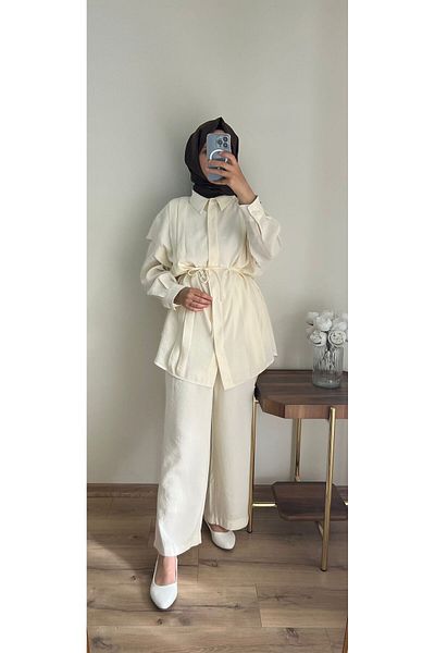 Line By Touches Shirt and Pantalon Set