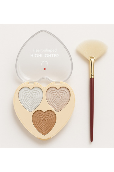 MAQYA KOZMETİK Highlighter Kremsi Pudra Aydınlatıcı IŞILTILI YOĞUN PİGMENT 3 ...