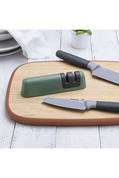 Berghoff Knife sharpener Leo, ABS, Ceramic, Green