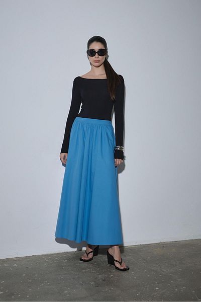 Suud Collection Dark Navy Blue Lindy Blouse