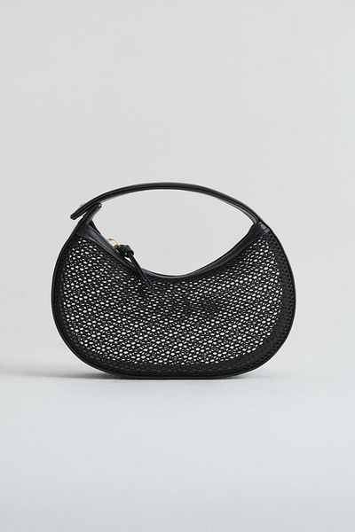 Suud Collection Black Lia Mini Mesh Bag