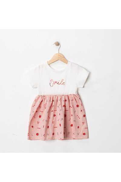 MyPrettyBaby فستان صيفي مطبوع رقميًا من SMILE للفتيات الصغيرات