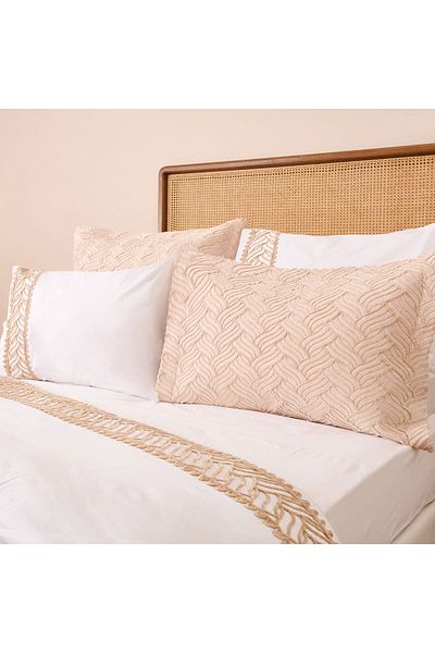 MATMEL Store Elenore Double 7 Piece Bedspread Set - Beige