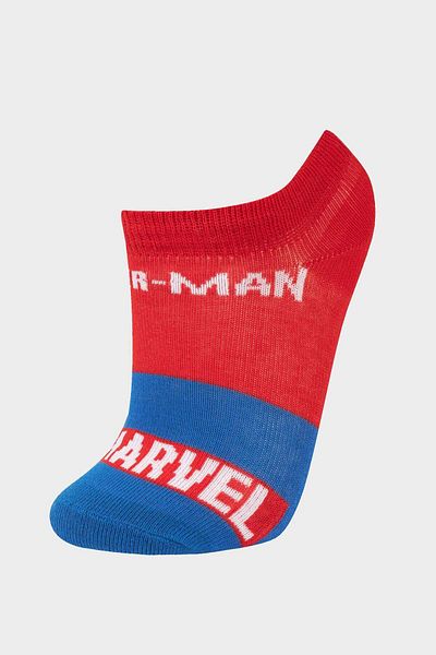 DeFacto Комплект от 3 памучни чорапи до глезена за момчета Marvel Spiderman F2580a8ns