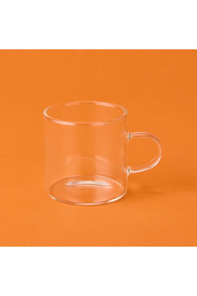 MATMEL Glassware 6-Piece Coffee Cup - Transparent