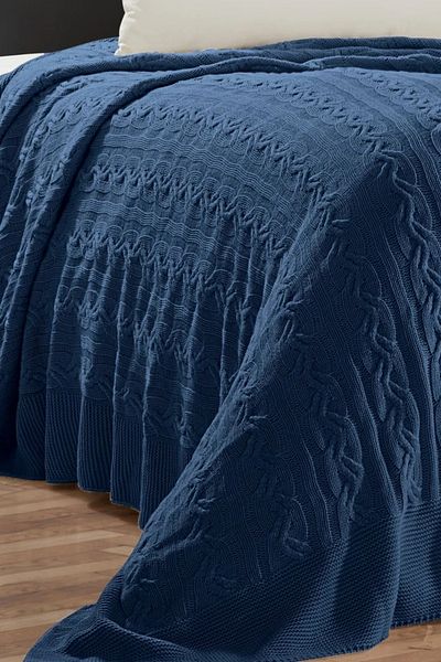 DOUX HOME Hera Tricotaj Cuvertură Pat Single 180 X 230 Cm