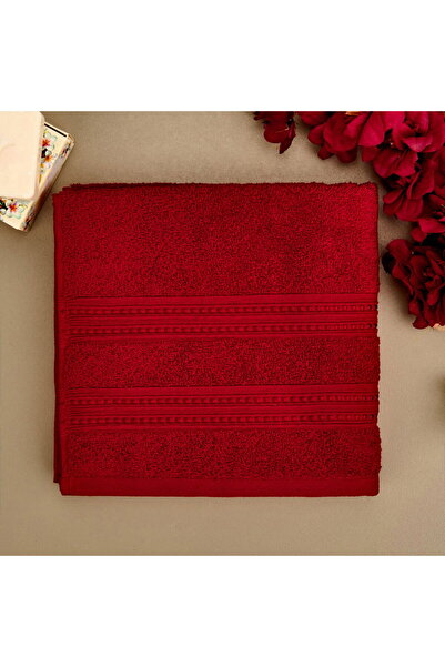 KUT FLY منشفة وجه ناعمة - أحمر كلاريت - 50x90 سم