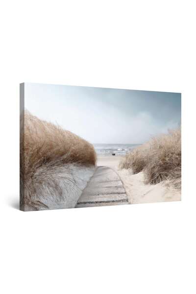 startonight Tablou DualView Startonight Alee Relaxanta catre Plaja, luminos in intuneric, 80 x 120 cm