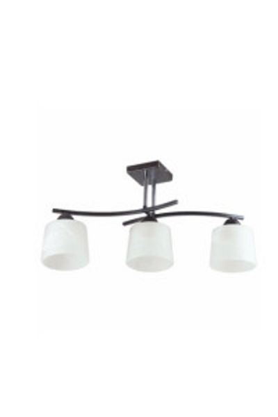 Erstee Osaka Chandelier White with Wenge 3xE27 60W