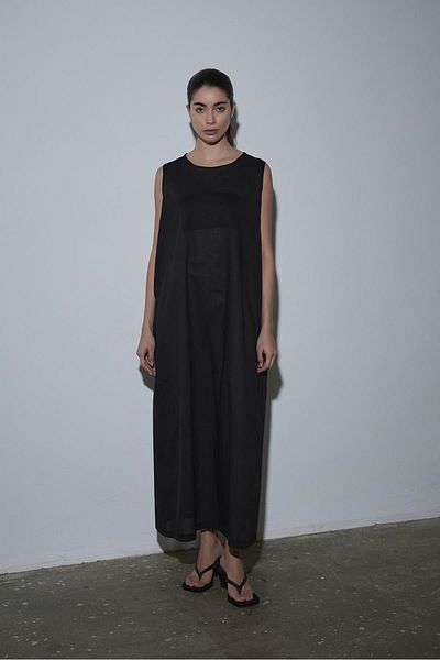 Suud Collection Black Cotton Dress Lining