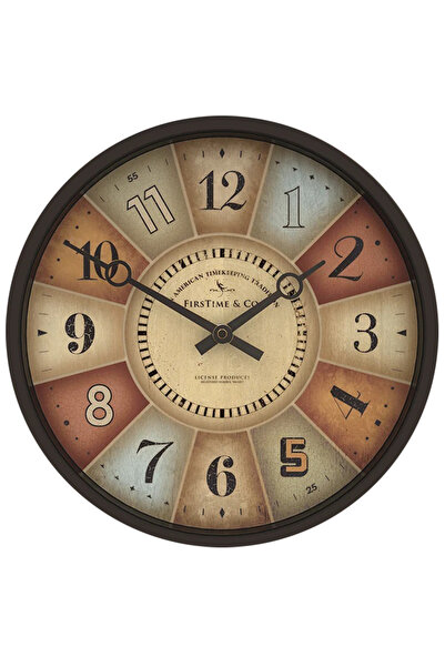 dbsanat Saat00091 Ahşap Duvar Saati Ebat 70 cm