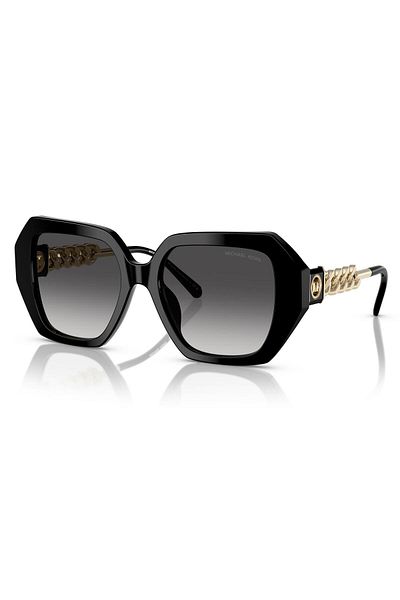 Michael Kors Woman Square Sunglasses- Mk 2232u - Lense Size:54mm - Black