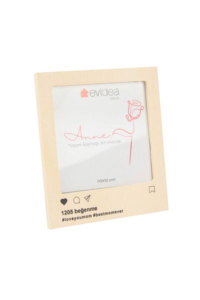 ASPARTAM Insta Magnet Frame - Beige - 10X10 cm
