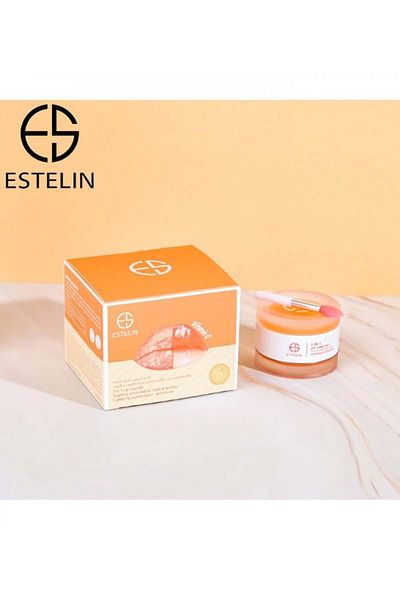 ESTELİN Vitamin c Sugar lip scrub and lip mask & lip balm VC
