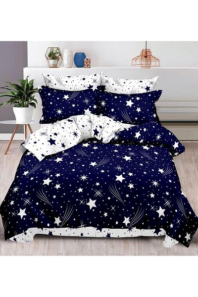 CHIRASO CHIRASO Finet Bedding Set, 6 Pieces, Fitted Sheet 180x200, Duvet Cover 200x230, 4 Pillowcases, Print