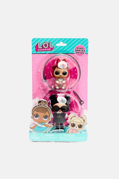 L.O.L. SURPRISE 2 Pcs Unicorn And Jittercritter Pet Collectible Dolls