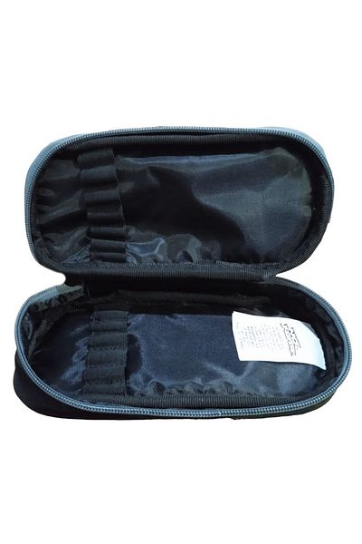 No Fear Pencil Bag 03593 Oval Black Single Compartment