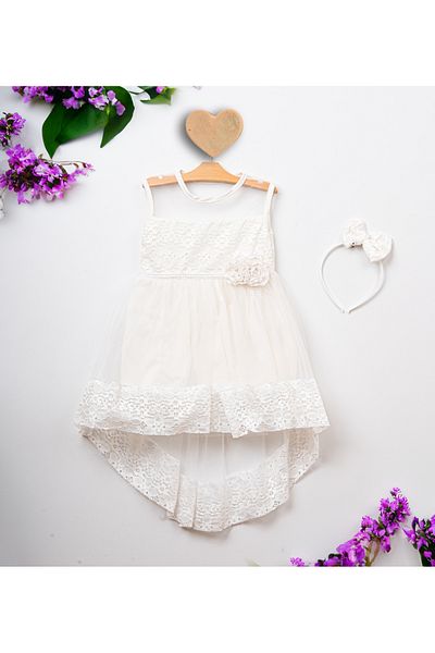 GAZALEH Summer Buckle Girls Tulle Dress