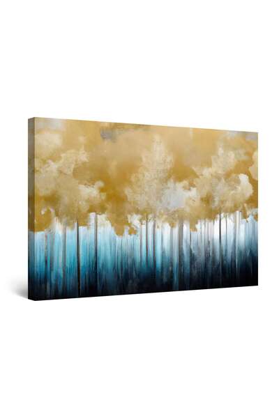 startonight Tablou DualView Startonight Nori Maronii, Copaci Verzui, luminos in intuneric, 80 x 120 cm