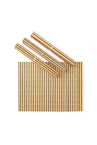 MATMEL Bamboo 4-Piece American Service - Brown - 40X30 cm