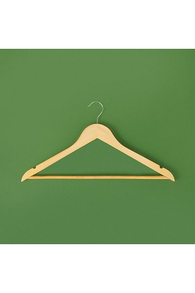 MATMEL 3-Piece Clothes Hanger - Brown - 44.5 cm